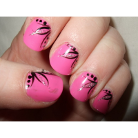 Pink Nail Art Design Ideas